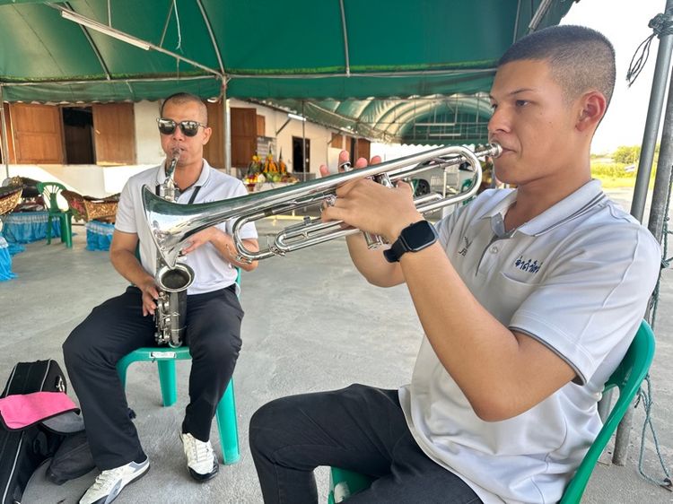 บริการแตรวงแก้บน แตรวงทรงเจ้า