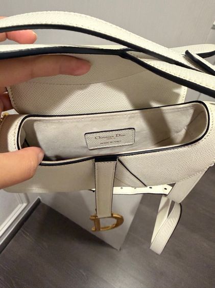 dior saddle bag mini calfskin leather รูปที่ 3