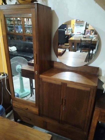 ตู้เครื่องแป้งไม้สัก รูปที่ 2