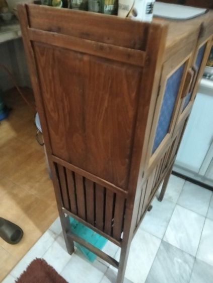 ตู้กับข้าวไม้สักงานเก่า รูปที่ 3