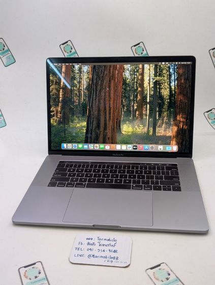 Macbook Pro 15 2018 Ram 16 Rom 512 Core i7 Keyboard Eng มีตัวเครื่องอย่างเดียว ไม่มีอุปกรณ์อื่น รอบชาร์จ 11 รอบ เพียง 9,590 บาท ครับ
 รูปที่ 5