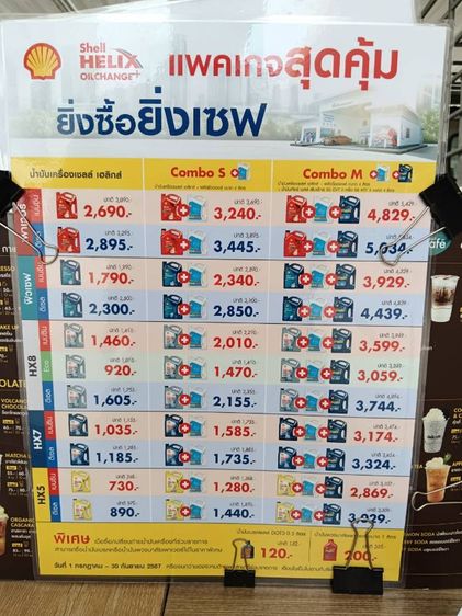 ขายน้ำมันเครื่องสำหรับเครื่องยนต์เบนซิน​เปลี่ยนถ่ายระยะ 10,000​ กิโลเมตร Shell HELIX POWER ​ 0W-40 สังเคราะห์แท้​ ตัวใหม่ล่าสุด​ 1,700​ บาท รูปที่ 2