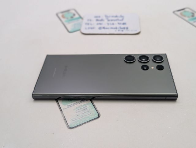 ขาย เทิร์น Samsung Galaxy S23 Ultra Green 256 Gb ศูนย์ไทย มีตัวเครื่องอย่างเดียว ไม่มีอุปกรณ์อื่น ใช้งานปกติ ถูกๆ เพียง 11,990 บาท ครับ รูปที่ 5