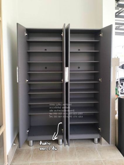 ตู้รองเท้า 10 ชั้นบานทึบ รูปที่ 2