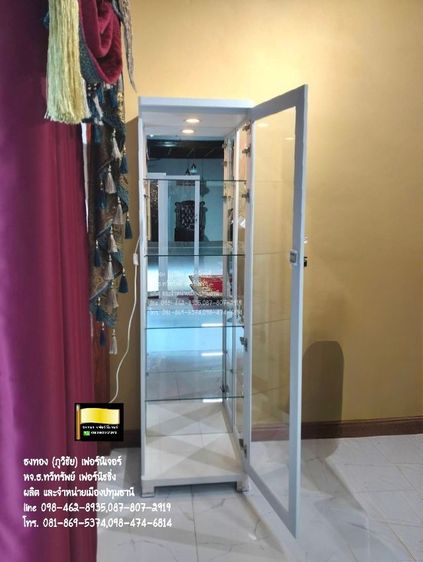 ตู้โชว์โมเดลสีขาว รูปที่ 2