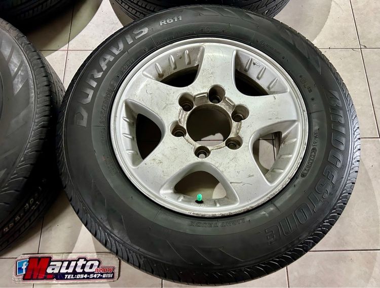ล้อแม็กเดิมISUZU ขอบ15 พร้อมยางบริสโตน 205 70 15  รูปที่ 3