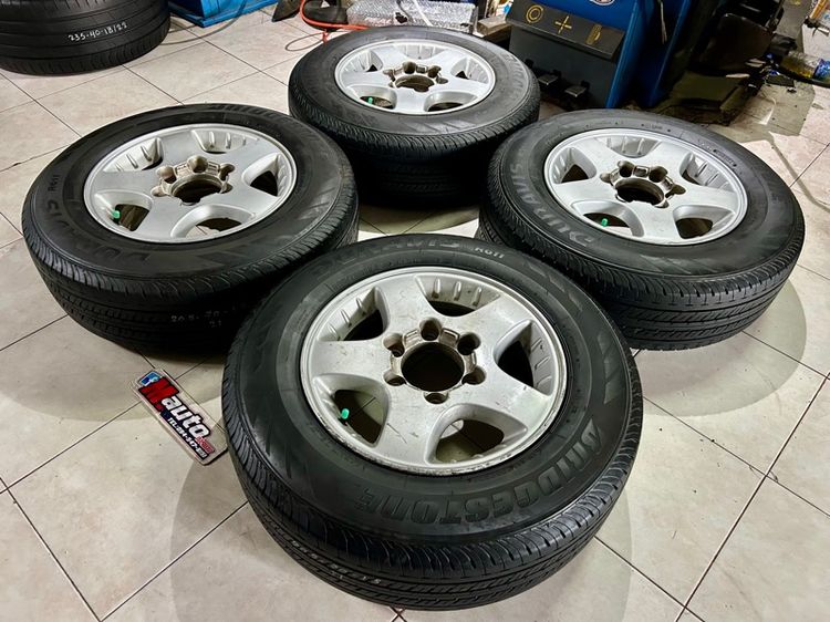 ล้อแม็กเดิมISUZU ขอบ15 พร้อมยางบริสโตน 205 70 15  รูปที่ 2
