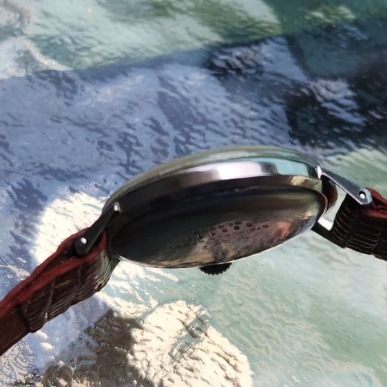 นาฬิกาวินเทจ Seiko Super Antishock 15J S-Mark หน้าปัดลายคลื่น (ยุค 1950s) รูปที่ 7