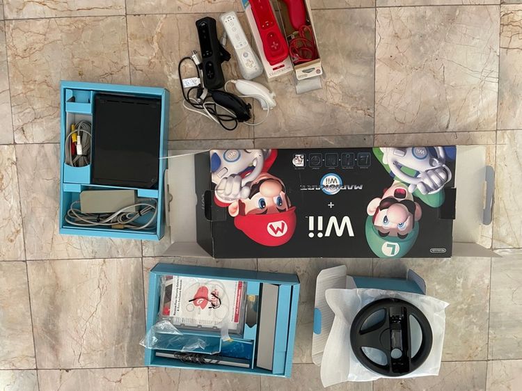 Nintendo Wii Black Mario Kart Bundle ครบชุด รูปที่ 2