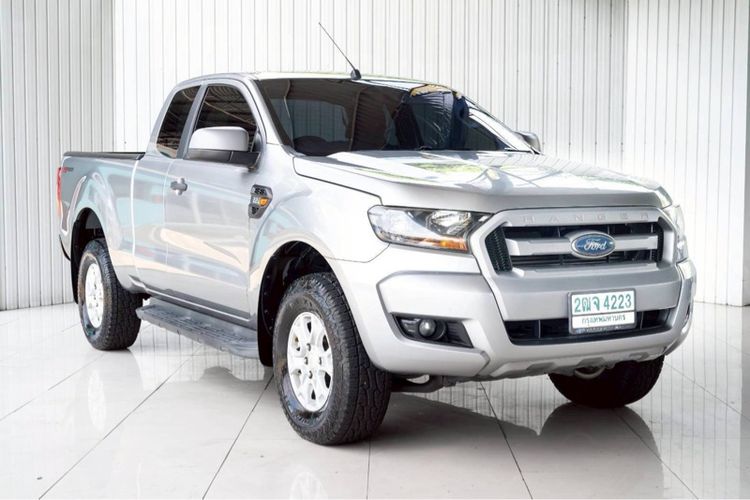 Ford Ranger 2017 2.2 Hi-Rider XLS Pickup ดีเซล ไม่ติดแก๊ส เกียร์อัตโนมัติ เทา