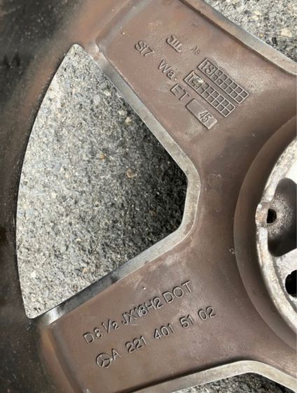 ล้อ AMG Benz แท้ S-Class W221 ลาย 5 ก้าน 18 นิ้ว 5 รู 112 ยาง 225 40 18 และ 255 35 18 ปี 2022 รูปที่ 10