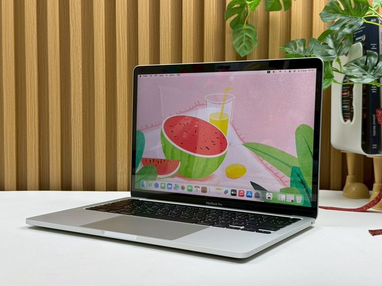 MacBook Pro (13.3-inch,2020 Two Thunderbolt 3 ports) Ram8GB SSD256GB Silver รูปที่ 2