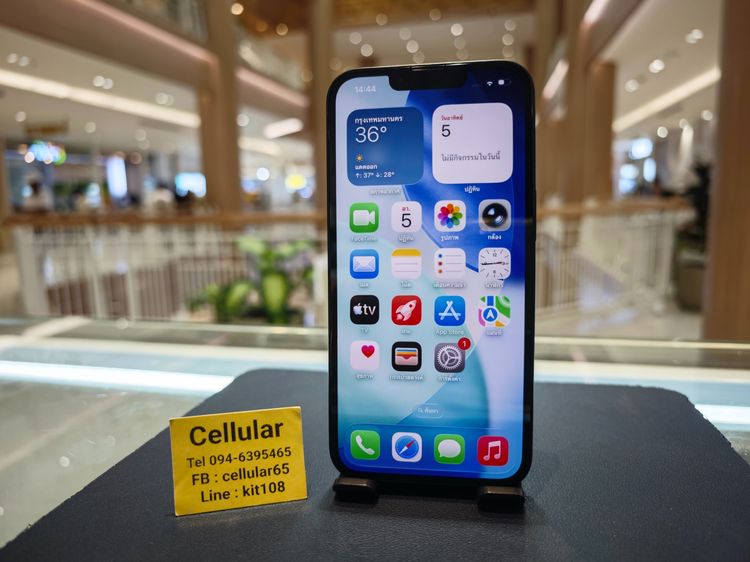 iPhone 13 128GB ประกันศูนย์ไทย3เดือนกว่า แบต100 สภาพสวยมาก รูปที่ 2