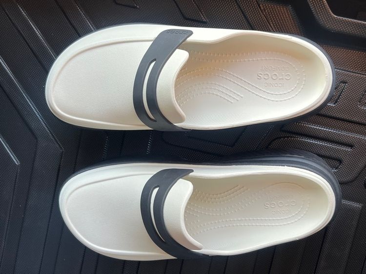 CROCS รองเท้าลำลองผู้ใหญ่ STOMP LOAFER CLOG รุ่น 2099371HR - LINEN BLACK รูปที่ 2