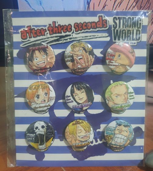 ชุดเข็มกลัดสะสม One Piece Film Strong World