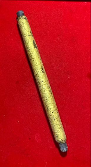 ตะกรุดมหาระงับพอกผงลงรักปิดทองเก่า ๗นิ้ว รูปที่ 2