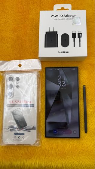 Galaxy S24 Ultra 256 GB Samsung S24 Ultra-ใหม่มากมีประกันศูนย์ด้วย