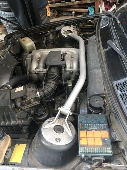 BMW Series 3 1992 318i Sedan เบนซิน ไม่ติดแก๊ส เกียร์อัตโนมัติ ดำ รูปที่ 4