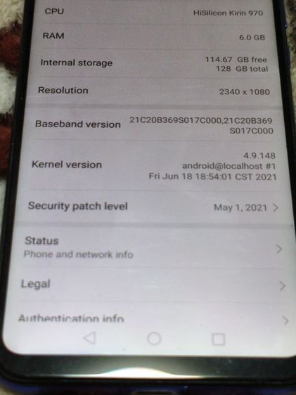 โทรศัพท์ หัวเหว่ย huawei nova 3. flagship model, 6GB 128GB รูปที่ 3