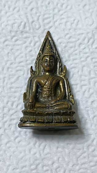 รูปหล่อทองเหลืองโบราณพระพุทธชินราช ตามภาพ รูปที่ 2