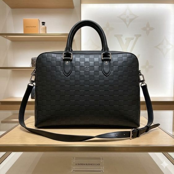 Louis Vuitton Porte-Documents Voyage PM (Damier Graphite Canvas)  รูปที่ 11