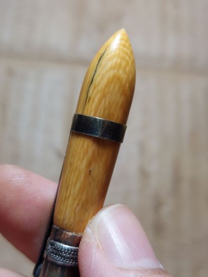 เครื่องรางมีดหมอหลวงพ่อเดิมด้ามงแหมเงินใบ2.5ยาวรวม5นิ้ว รูปที่ 8