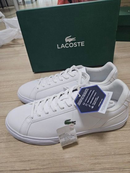 ขายรองเท้าLacoste สีขาว เบอร์10,43 ของใหม่ รูปที่ 2