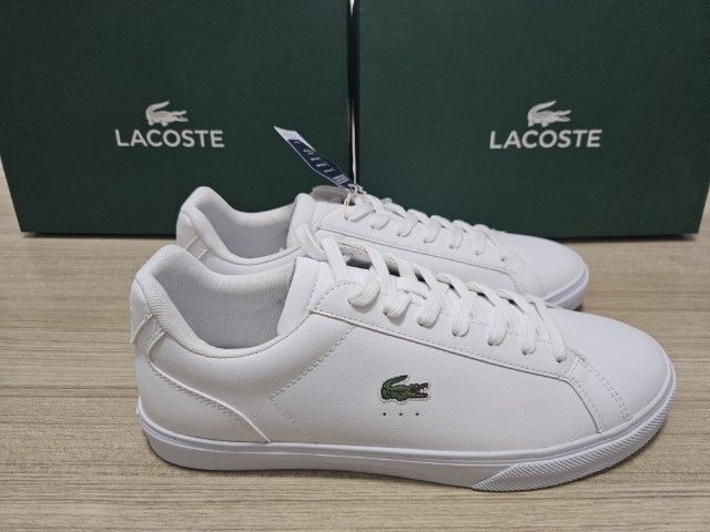 ขายรองเท้าLacoste สีขาว เบอร์10,43 ของใหม่ รูปที่ 10