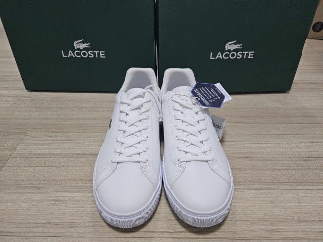 ขายรองเท้าLacoste สีขาว เบอร์10,43 ของใหม่ รูปที่ 5