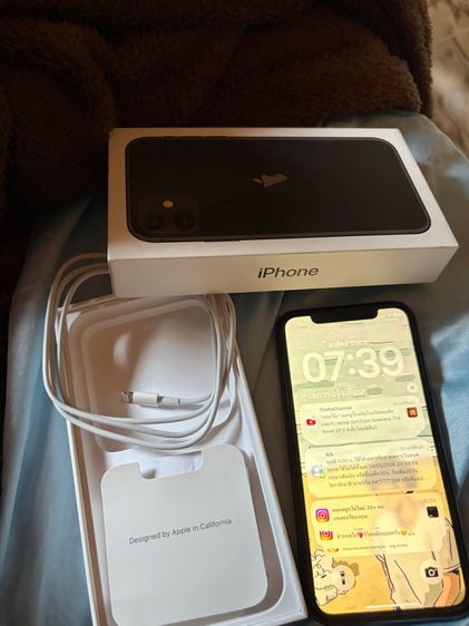iiPhone 11 64GB เครื่องใช้เองคับไม่เคยซ่อม🔋แบตแท้ 74อึดๆ