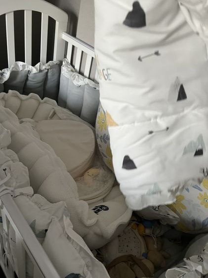 ขายเปลไฟฟ้า ไกวเอง แค่ 11,000 บาท ยี่ห้อ Prince and Princess รุ่น sleep and play auto swing ในห้างขาย 17,900 รูปที่ 5