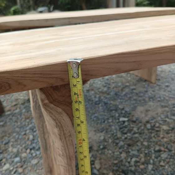 ม้านั่งไม้สัก2ตัว ประกอบใหม่ รูปที่ 6