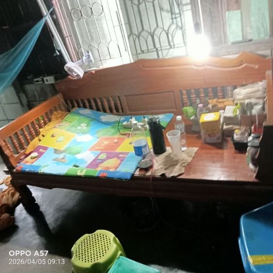 เตียงไม้แหย่งกว้าง95. 5ยาว190สูง65.5 รูปที่ 6