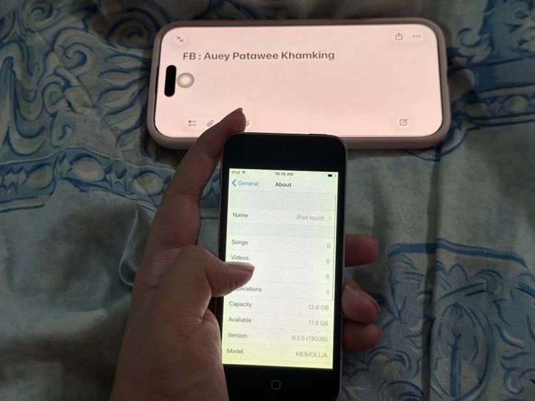iPod touch 5 รุ่นความจุ 16gb ไม่มีกล้องหลัง รุ่นหายาก สภาพนางฟ้า รูปที่ 2
