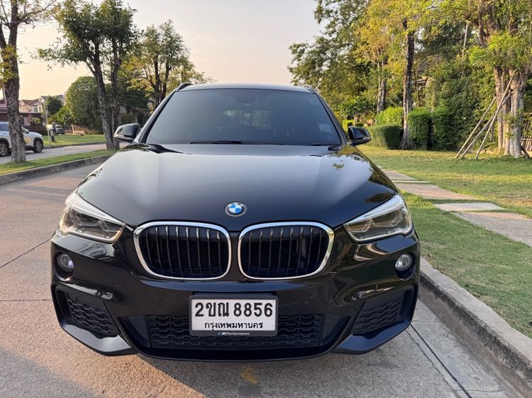 BMW X1 2019 2.0 sDrive20d M Sport Utility-car ดีเซล ไม่ติดแก๊ส เกียร์อัตโนมัติ ดำ
