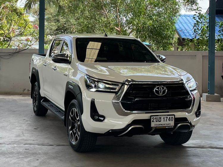Toyota Hilux Revo 2022 Double Cab 2.4 Mid Prerunner Pickup ดีเซล ไม่ติดแก๊ส เกียร์อัตโนมัติ ขาว รูปที่ 3