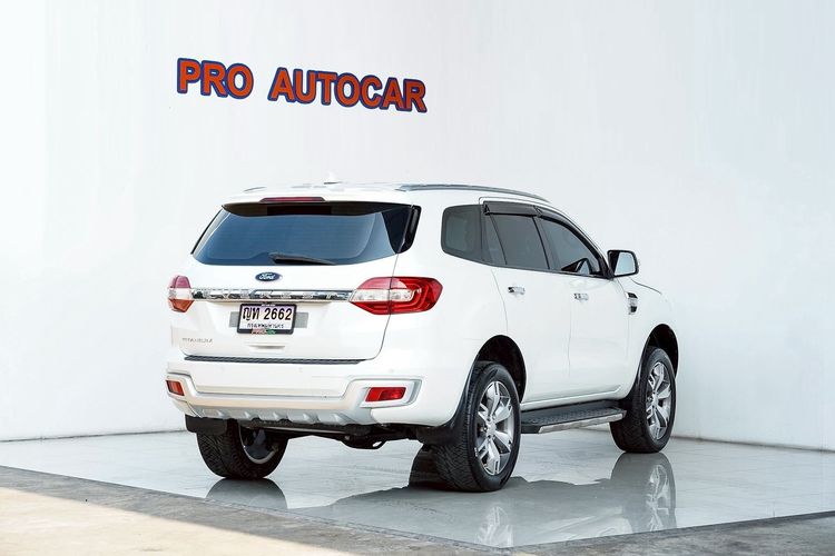 Ford Everest 2017 2.2 Titanium Plus Utility-car ดีเซล ไม่ติดแก๊ส เกียร์อัตโนมัติ ขาว รูปที่ 3