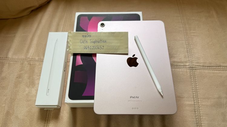 iPad Air 5 256GB WiFi สภาพนางฟ้า มือเดียว เจ้าของขายเอง + Apple Pencil 2 กล่องครบ รูปที่ 4