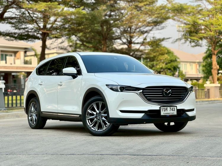 Mazda CX-8 2021 2.5 SP Utility-car เบนซิน ไม่ติดแก๊ส เกียร์อัตโนมัติ ขาว รูปที่ 3