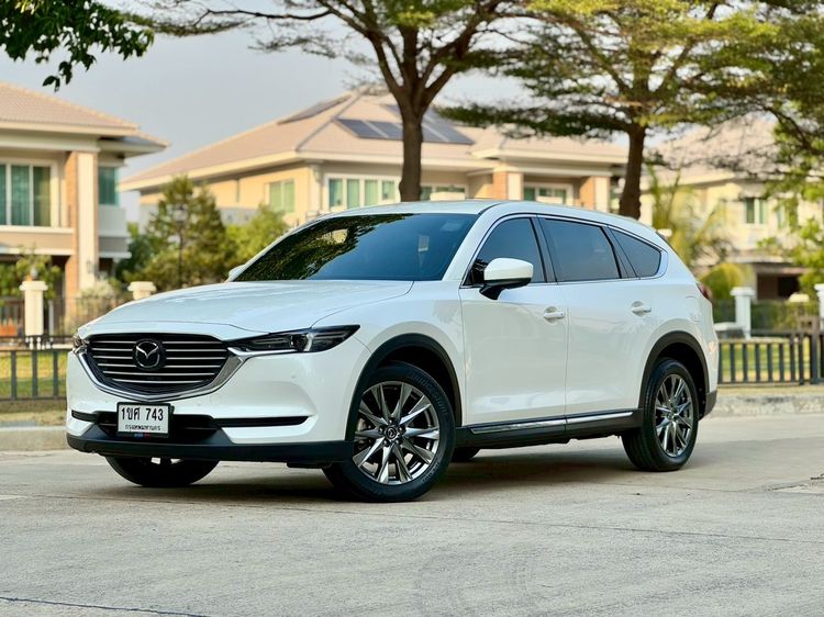 รถ Mazda CX-8 2.5 SP สี ขาว
