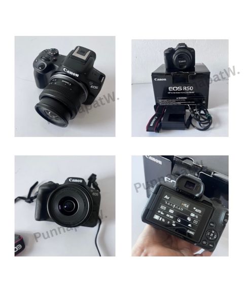 กล้องมิลเลอร์เลส ไม่กันน้ำ Canon EOS R50 พร้อมเลนส์คิท