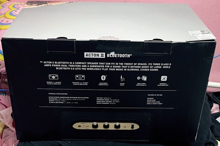 ลำโพงบลูทูธ Marshall Acton II Black รูปที่ 2
