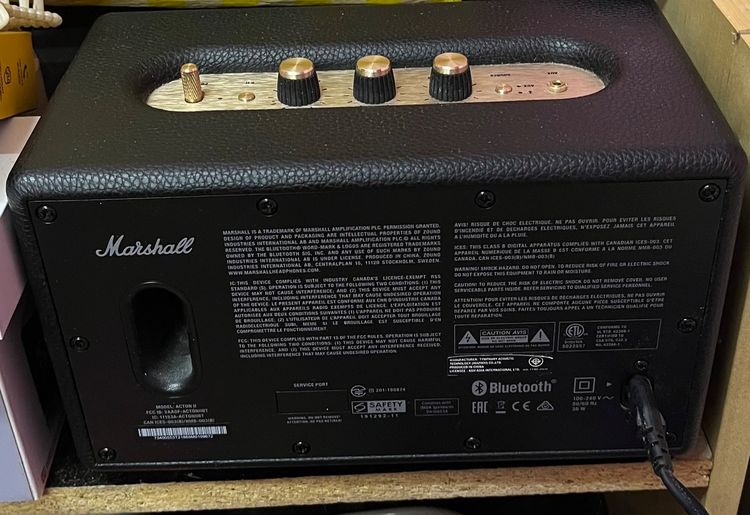 ลำโพงบลูทูธ Marshall Acton II Black รูปที่ 5