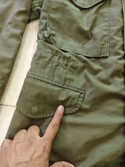 เสื้อทหาร M65 งานUSแท้ รูปที่ 16