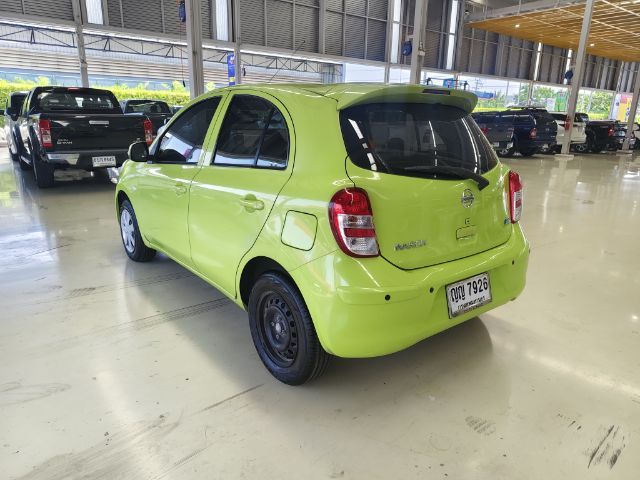 Nissan March 2010 1.2 EL Sedan เบนซิน ไม่ติดแก๊ส เกียร์อัตโนมัติ เขียว รูปที่ 3