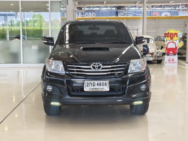 Toyota Hilux Vigo 2013 2.5 Prerunner E TRD Sportivo Pickup ดีเซล ไม่ติดแก๊ส เกียร์อัตโนมัติ ดำ รูปที่ 2