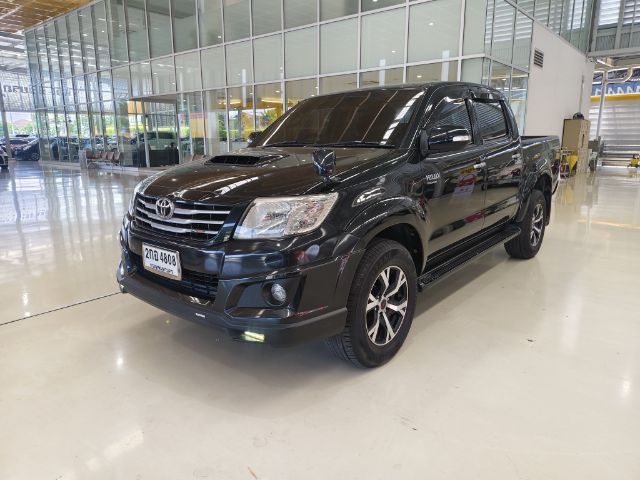 Toyota Hilux Vigo 2013 2.5 Prerunner E TRD Sportivo Pickup ดีเซล ไม่ติดแก๊ส เกียร์อัตโนมัติ ดำ
