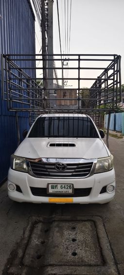 Toyota Hilux Vigo Champ 2013 2.5 J Single Cab Pickup ดีเซล ไม่ติดแก๊ส เกียร์ธรรมดา ขาว รูปที่ 2