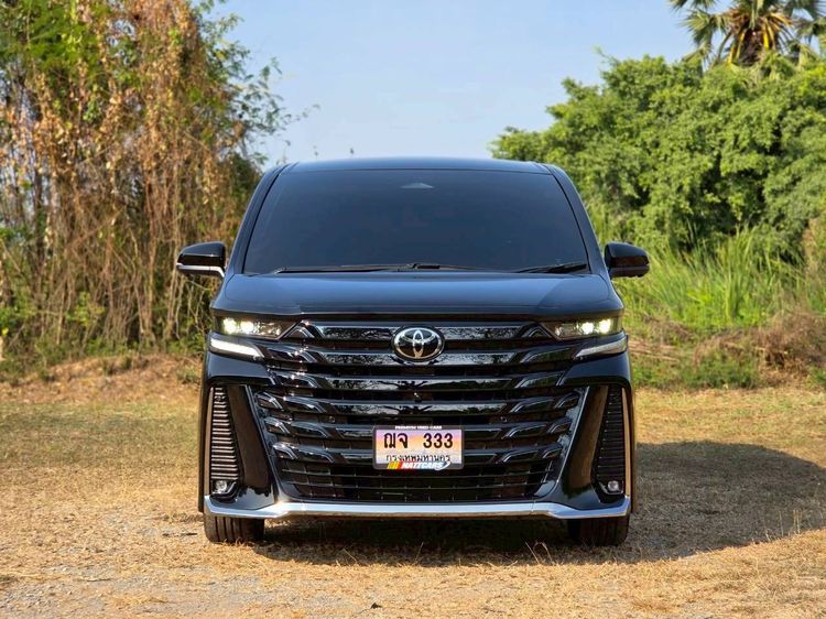 Toyota Vellfire 2025 2.5 Z Van ไฮบริด ไม่ติดแก๊ส เกียร์อัตโนมัติ ดำ รูปที่ 2