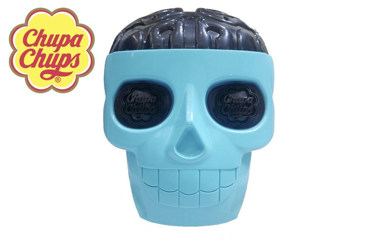 โมเดล หัวกระโหลกเปล่า Chupa Chups 2 สี (ฟ้า-ดำ)